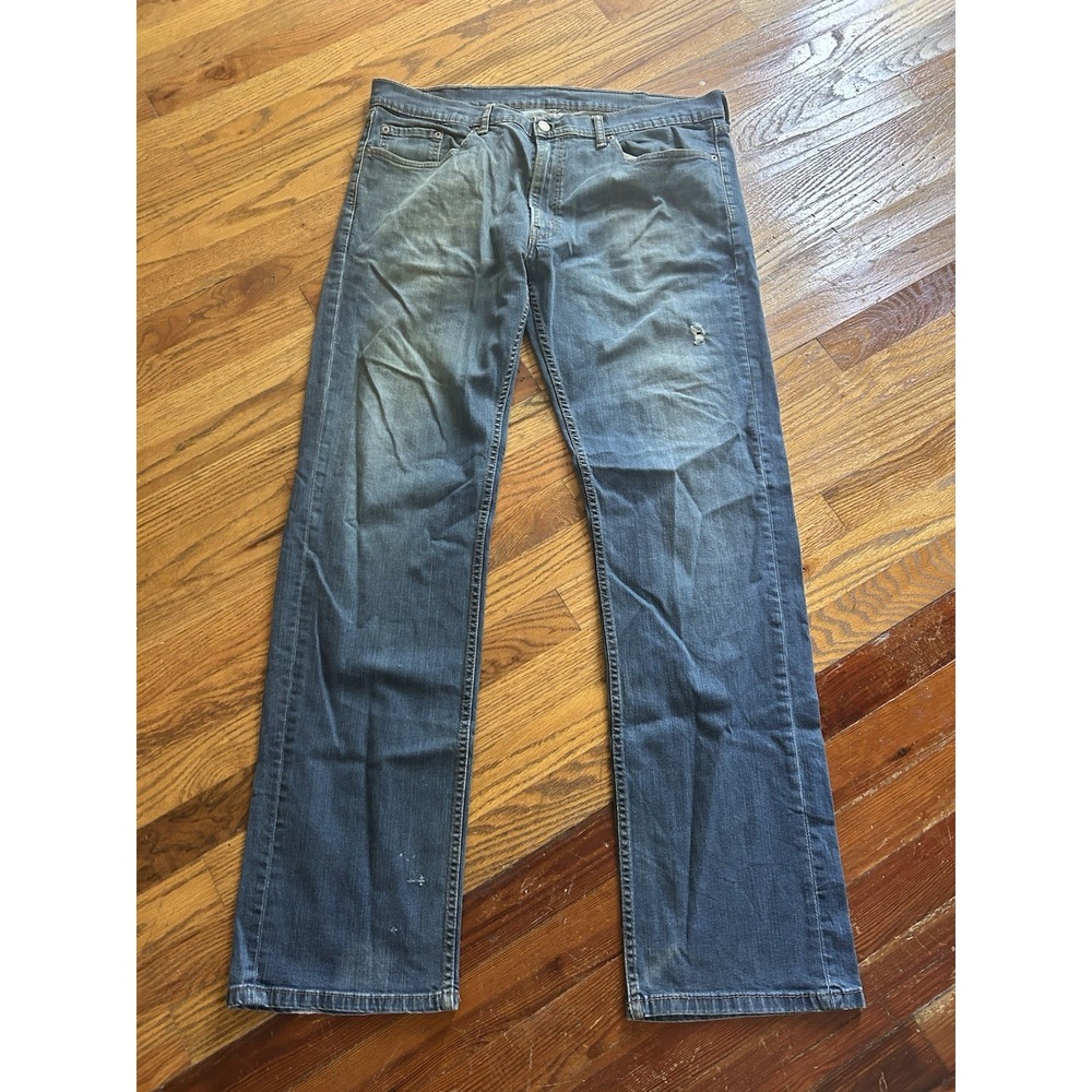 Levi's Mens 559 Denim Blue Jeans Size 38x36 Medium Wash Baggy Relaxed Fit Skate